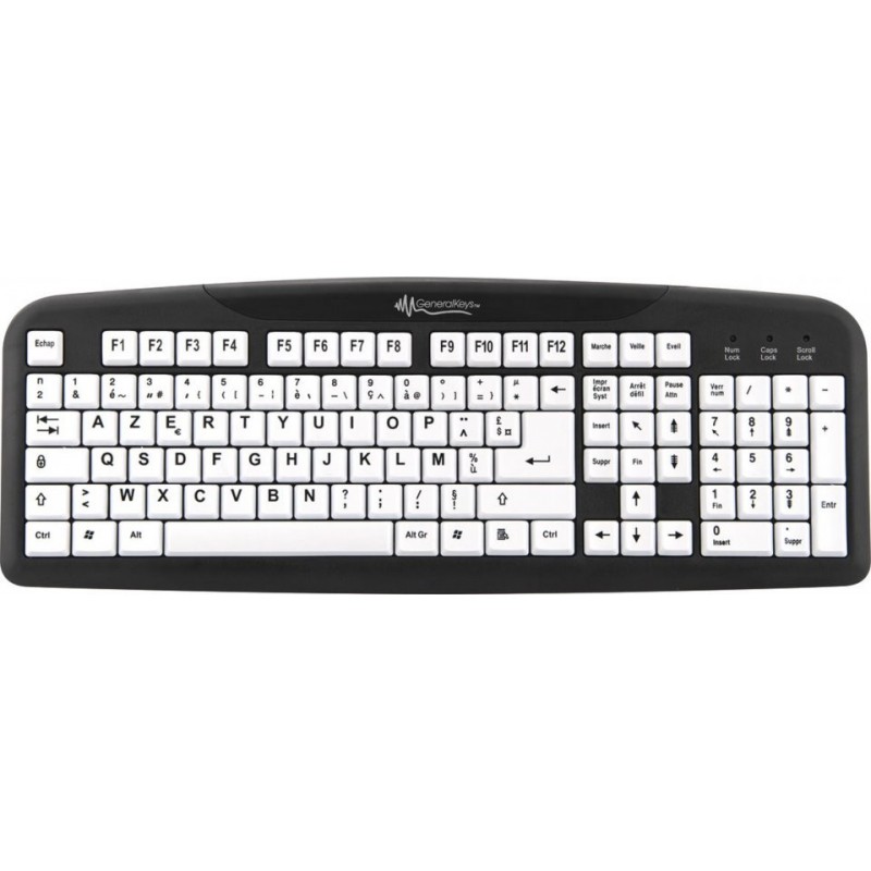 KABEE: CLAVIER USB FILAIRE 102 TOUCHES