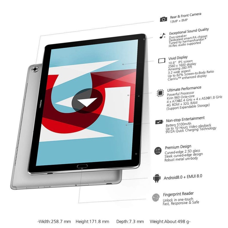 Tablette tactile Lenovo 7'' Tab 3-710F 8Go Quad Core - CPC informatique
