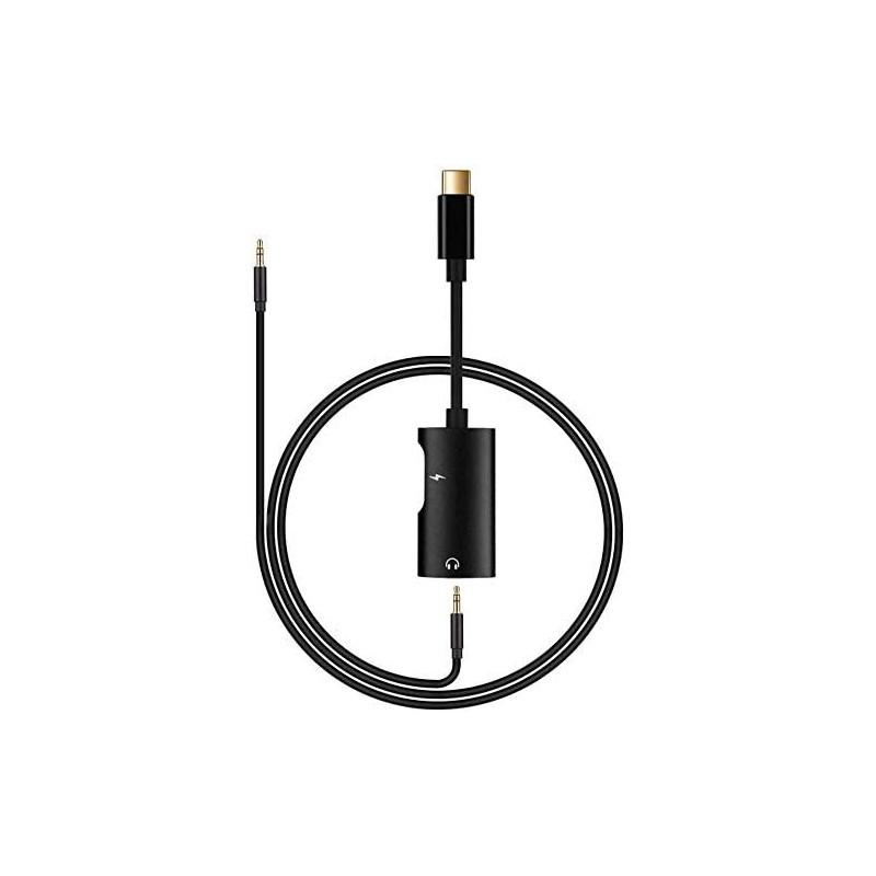 Câble Adaptateur Casque Auriculaire USB Type C Mâle À Jack 3.5 Femelle Aux