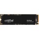 Disque dur interne Crucial P3 Plus 500Go M.2 PCIe Gen4 NVMe